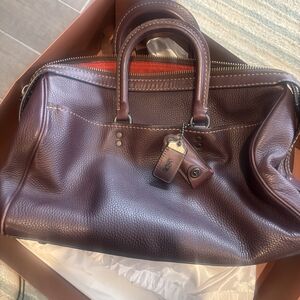 Coach Bordeaux 1941 Rogue Metropolitan Duffel Bag